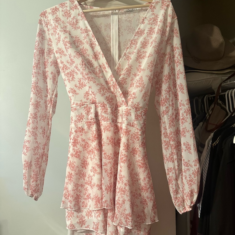 Amazon Pink Floral Jumpsuit